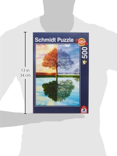 Schmidt , The Seasons Tree Puzzle - 500pc, Puzzle, Ages 12+, 1 Players