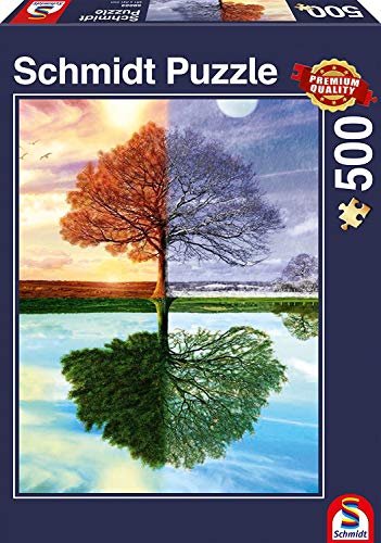 Schmidt , The Seasons Tree Puzzle - 500pc, Puzzle, Ages 12+, 1 Players