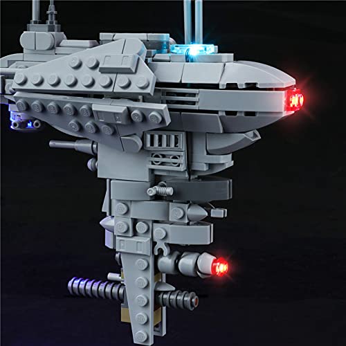 SEEMEY Kit de iluminación, LED para Lego Nebulon B Frigate 77904. Accesorios Moc Block, Impresionante Visual. (Solo LED, no LEGOBricks)