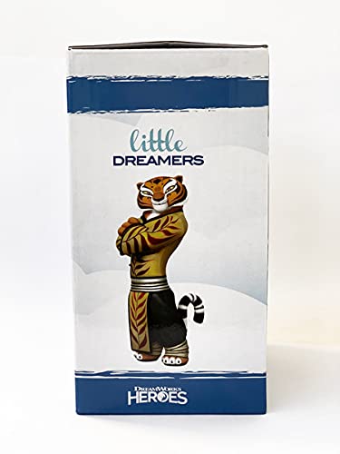 Set de regalo DreamWorks Heroes, Shrek, Kung Fu Panda, Madagascar, Home – Taza de 300 ml + peluche de peluche Little Dreamers – Tigre