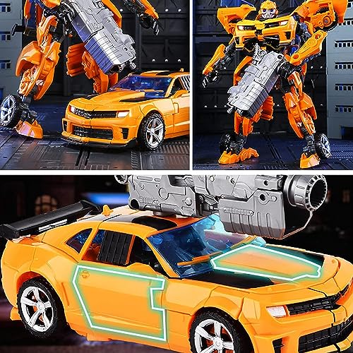 Shamoparty Transformers Toys Bumblebee, Sky Warrior, Wire Rope Warrior, juguete de transformación hecho a mano, modelo de robot King Kong para adultos y niños, regalos para niños, MX019-B