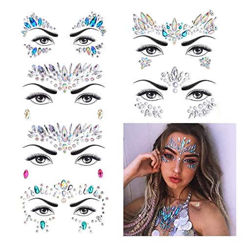 SHANGMAOYO Tatuajes temporales Mujeres de Sirena Pegatinas para Tatuajes (Color : BL24 Black, Size : 5pcs)