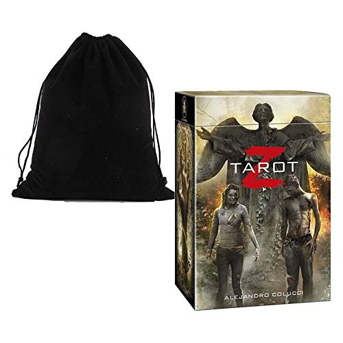 Shop4top Tarot Z Cards Baraja y bolsa Zombie Apocalipsis