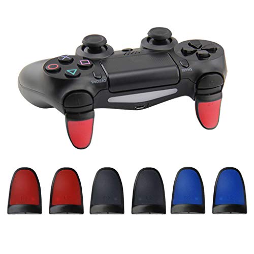 SHOTAY Botones de Repuesto disparadores R2 L2 para Accesorios de Juego del Controlador Dualshock 4 2 unids/Set