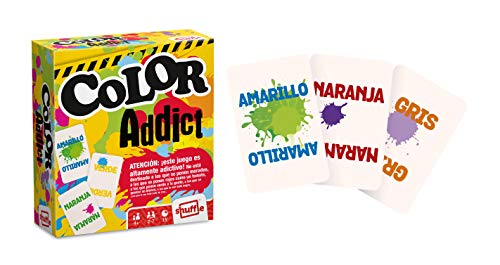 Shuffle Color Addict Cartamundi Juego de Cartas, Multicolor (Caftamundi 108469992)