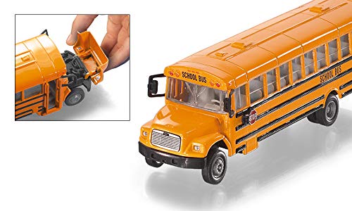 siku 3731 Autobús escolar, 1:55, Metal/Plástico, Amarillo, Apertura de puertas