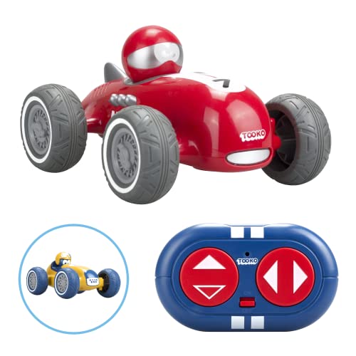 Silvertlit - TOOKO - Mi primer coche vintage con control remoto - Efecto de luz led - Alcance de 20 metros - Control remoto infrarrojo - Juguetes para niños a partir de 3 años