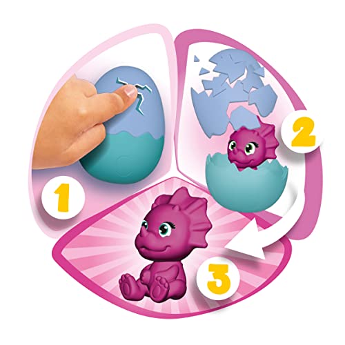 Simba Steffi Love Dino Surprise 105733606 - Muñeco de vestidor en expedición con Dos Huevos de Dinosaurio para Romper, 29 cm, a Partir de 3 años