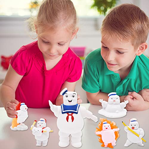 Simmpu 6 Piezas Ghosts Figura Ghosts Cake Topper Ghosts Mini Figuras Ghosts Theme Suministros para fiestas Ghosts Cake Decoraciones para Niños Baby Shower Película Birthday Party Decoraciones