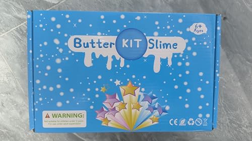 Slime para niñas,36de Kits de Fluffy Butter Slime,Incluye Abalorios de Limo de Unicornio de Frutas, etc. súper Suave y Antiadherente, Juguete de Masilla Anti-Stress para niñas y niños