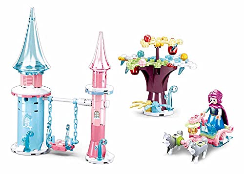 Sluban- Fairy Tales of Winter-Snowfield Swing 135pcs, M38-B0895, multicolor