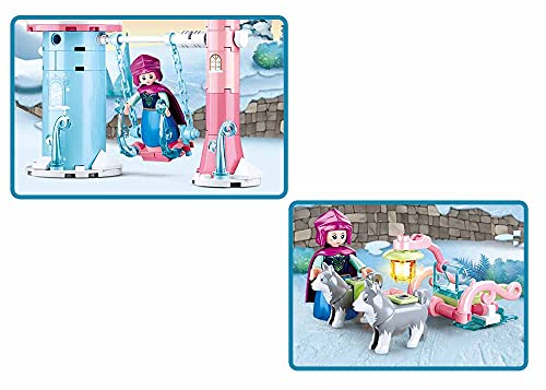 Sluban- Fairy Tales of Winter-Snowfield Swing 135pcs, M38-B0895, multicolor