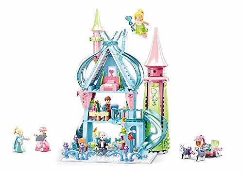 Sluban Tales of Winter – Fairy Tale Castle 447 Piezas, Multicolor (M38-B0898)