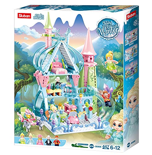 Sluban Tales of Winter – Fairy Tale Castle 447 Piezas, Multicolor (M38-B0898)