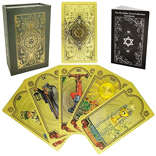 Smoostart La baraja de Tarot Contiene una guía para Principiantes y Jugadores Profesionales, diseño de Sol Dorado