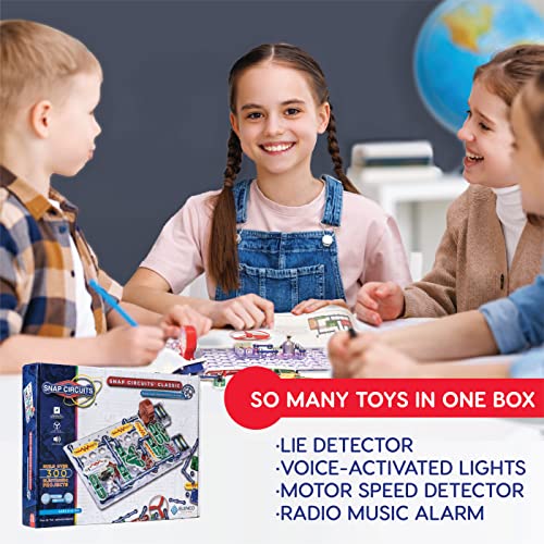 Snap Circuits Sc-300 - Juego de Circuito eléctrico (versión en inglés)