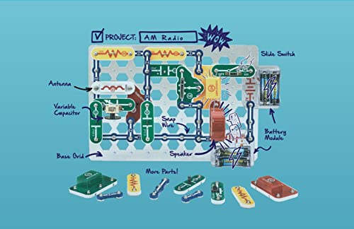 Snap Circuits Sc-300 - Juego de Circuito eléctrico (versión en inglés)