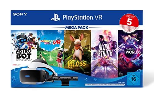 Sony- PS4 VR Mega Pack 3 + Kamera + 5 Games CUH-ZVR2 Videojuegos, Multicolor (435405)