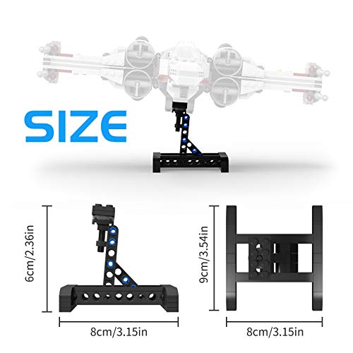 Soporte para Lego X-Wing Starfighter 75301 75273 75297 75218 75235 Kits de construcción, Soporte de exhibición para Resistance Y-Wing Starfighter 75249 75172 Starfighter Juguetes (52 Piezas)