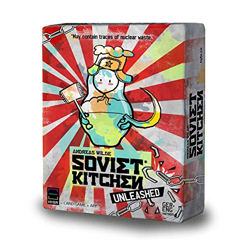 Soviet Kitchen Unleashed - Juego de cartas innovador | Juego familiar de HYBR Games