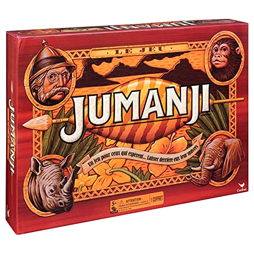 Spin Master Games Jumanji 6045933 - Juego de Mesa, para Toda la Familia, edición Retro, a Partir de 5 años de Edad (versión en francés)