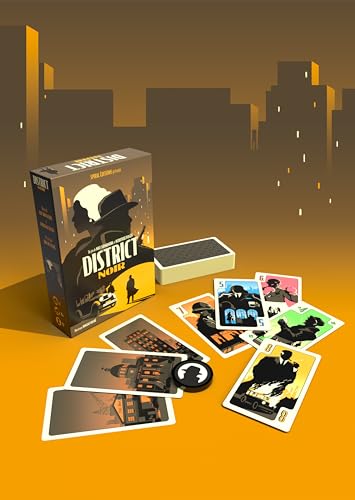 Spiral Editions - District Noir - Juego para 2 jugadores - Táctica y Maligna