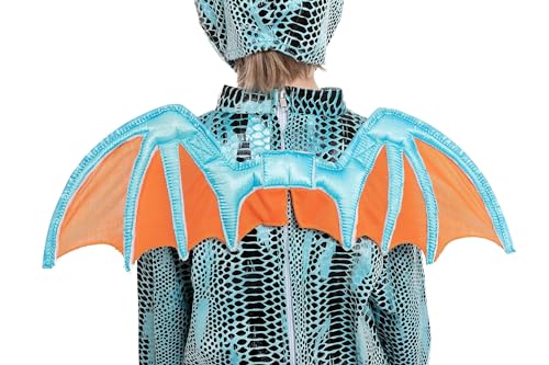 Spooktacular Creations Halloween Child Unisex Blue Dragon Disfraum, Dinosaurios de lujo Disfraz de disfraz para Halloween Party-3t