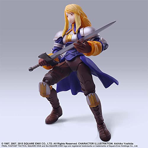 Square Enix Final Fantasy Tactics Bling Arts Agrius Oaks Figura de acción prepintada de PVC