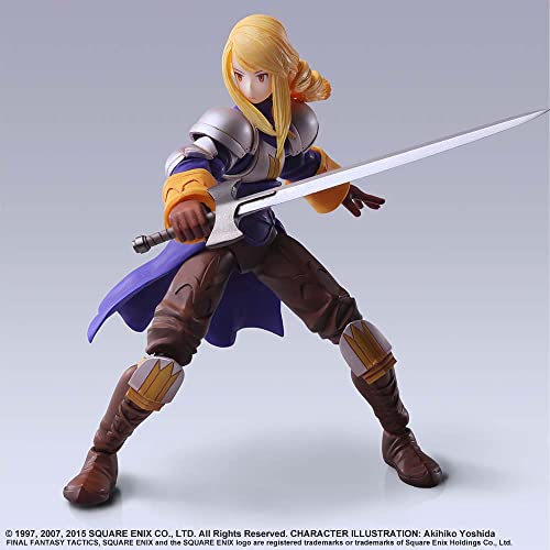 Square Enix Final Fantasy Tactics Bling Arts Agrius Oaks Figura de acción prepintada de PVC