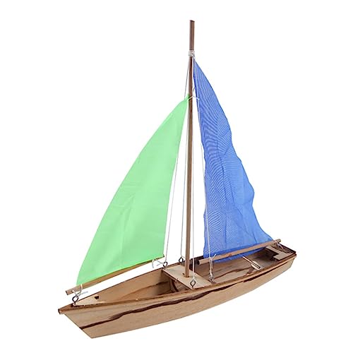 STAHAD Modelo De Vela Maquetas De Barcos Miniatura De Construcción Construir Un Juguetes De Construcción De Barcos Estatua De Velero Coleccionable 3D Yate Paño Niño Madera