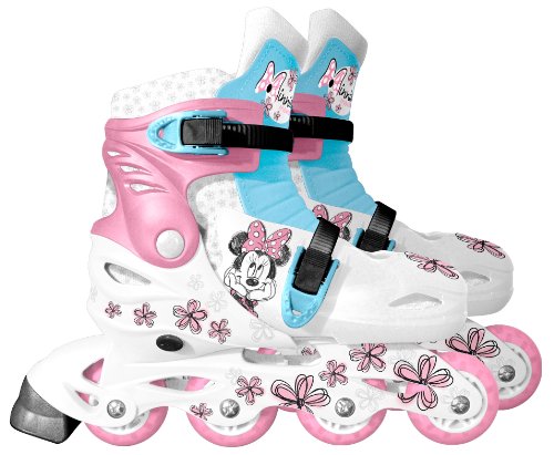 Stamp-Adjustable IN-Line Minnie Mash UP L Size 34-37, Color White Pink Blue, (J100734)