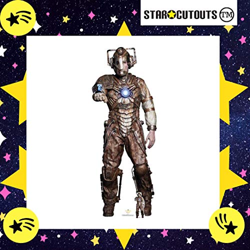 STAR CUTOUTS SC1522 Ashad The Lone Cyberman Doctor Who - Recorte de cartón (193 x 73 cm), multicolor