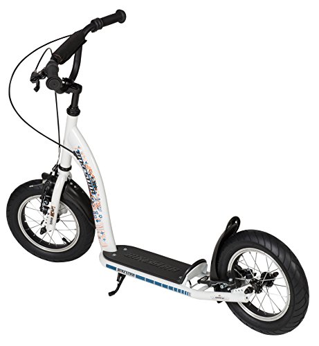 STAR SCOOTER Patinete Infantil Patineta Scooter Premium | Scooter para niños y niñas a Partir de 6-7 años | 12" Sport | Blanco