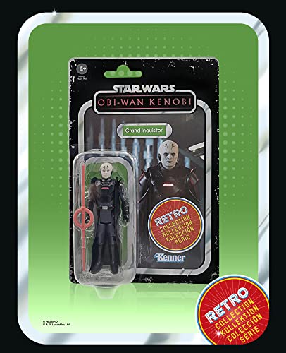 Star Wars Hasbro F5773 - La colección Retro - Juguete Grand Inquisitor a Escala de 9,5 cm - OBI-WAN Kenobi - Figura de acción - Edad: 4+