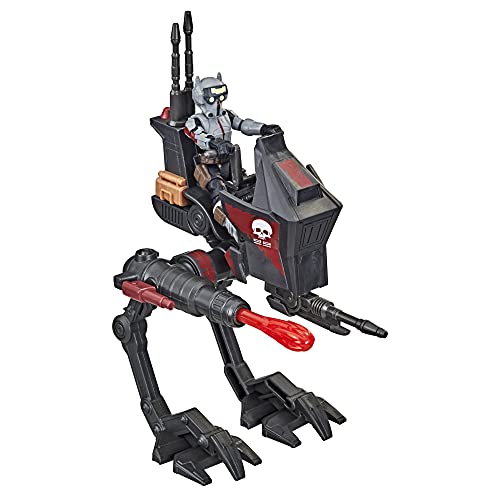 Star Wars Mission Fleet Expedition Class Tech (Bad Batch) at-RT Ambush 2.5-Inch-Scale Figure and Vehicle Set, Toys for Kids Ages 4 and Up