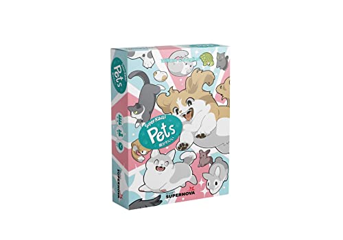 Studio Supernova Super Kawaii Pets - Juego de Cartas, Juego de Fiesta, edición en Italiano