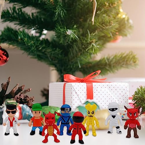 Stumble Guys Figuras - Juego De 24 Figuras Stumble Guys Minifiguras Stumble Guys con Tarjetas, Juguetes Realistas De Stumble Guys Colección De Figuras De Acción De PVC, Fiesta para Regalo De Niños