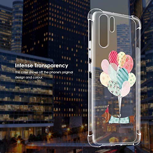 Suhctup Funda Huawei P Smart 2019, Carcasa Patrón de Dibujos Animados Soft Silicona, Reforzado Cojín de Esquina Parachoques Funda Flexible Suave Ultra-Delgado Funda para Huawei P Smart 2019