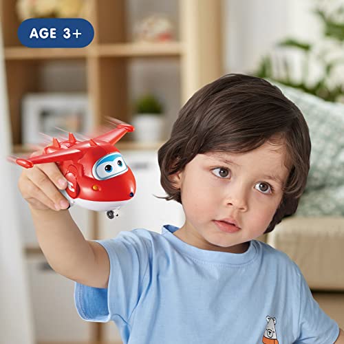 Super Wings Jett 5' Transforming Character Easy Transformation Character Preschool Kids Toys for 3+ Year Old Boys Girls