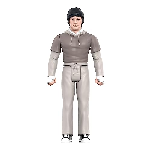 SUPER7 Rocky Reaction - Figura Decorativa de Rocky Balbloa Workout (10 cm)