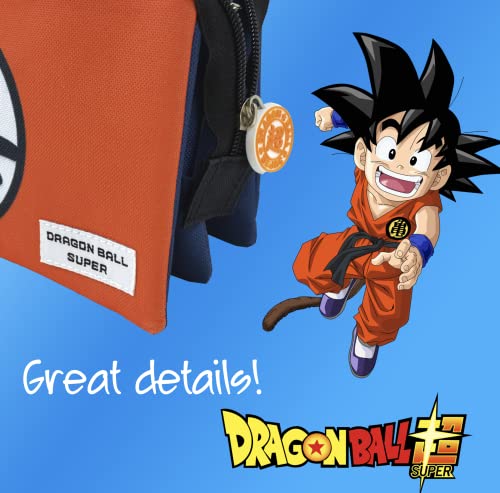 Superdiver Estuche 3 Compartimentos Licencia Oficial Dragon Ball (Bola de Dragon) Kanji Go