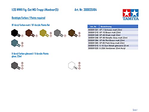 Tamiya - Figura para modelismo Escala 1:35 (35184)