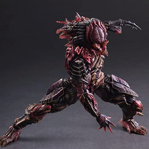 TANGMUER KO Versión Película Aliens Predator: Play Arts Predator Action Figure Colección Modelo Muñeca JIGFLY