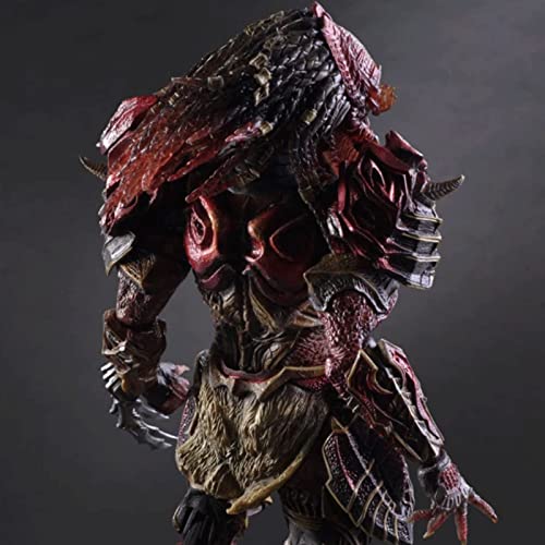 TANGMUER KO Versión Película Aliens Predator: Play Arts Predator Action Figure Colección Modelo Muñeca JIGFLY