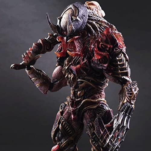 TANGMUER KO Versión Película Aliens Predator: Play Arts Predator Action Figure Colección Modelo Muñeca JIGFLY