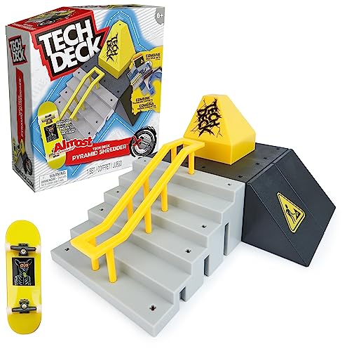 Tech Deck 6061840 Pista Skate Dedos Jump N' Grind X-Connect Park Creator, Juego de Rampas Personalizable y Construible con una Fingerboard, Juguetes Niños 6 años+, Modelos Aleatorios