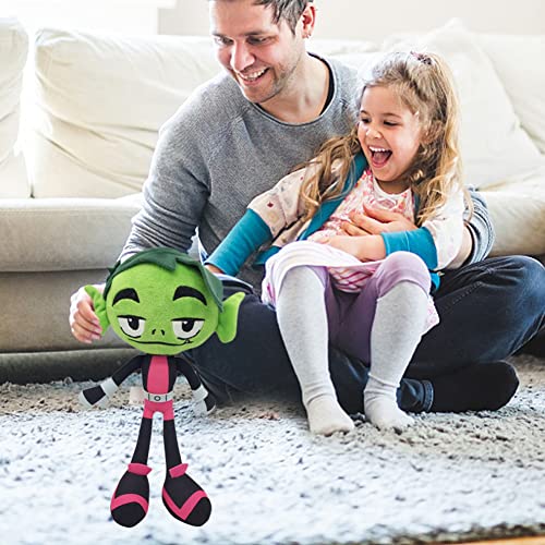 Teen Titans Juguete de Peluche Dibujos Animados,Beast Boy Teen Titans Peluches,Tela de Felpa Corta y Relleno de Algodón PP,Muñeco de Peluche de Peluche de Regalo para niños 25cm