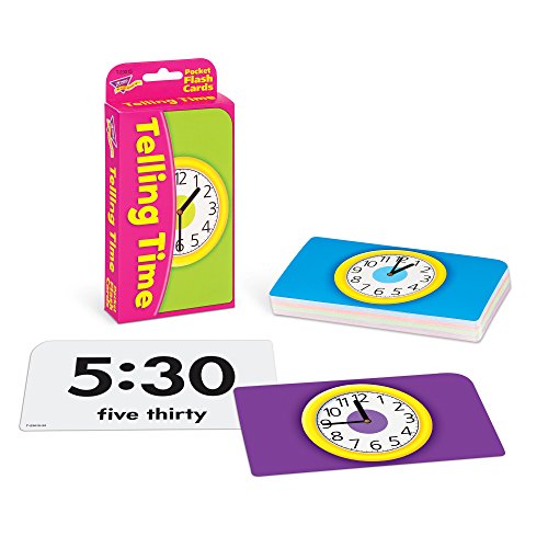 Telling Time Pocket Flash Cards by Trend Enterprises Inc