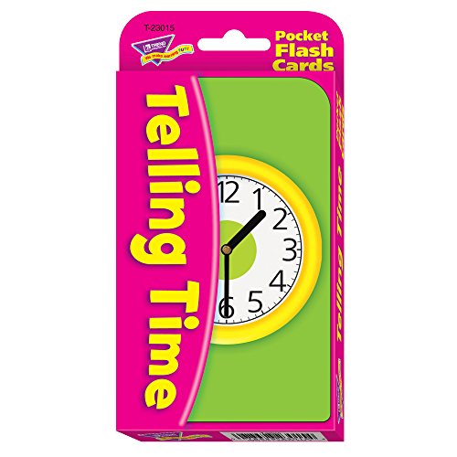 Telling Time Pocket Flash Cards by Trend Enterprises Inc