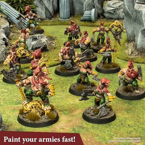 The Army Painter Speedpaint Aztec Gold 2.0, Pintura Acrilica Individual De 18ml Solución De Pintura De Una Capa Para Tabletop Miniaturas Como Warhammer 40k y figuras de Dungeons and Dragons.